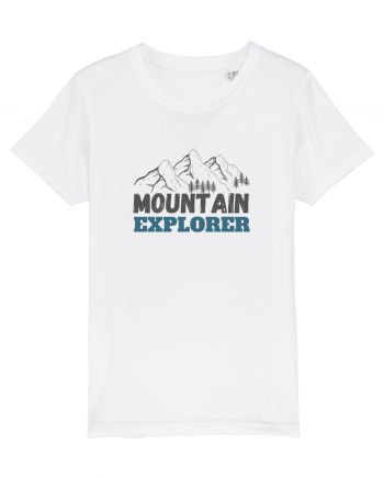 Mountain Explorer Illustration White