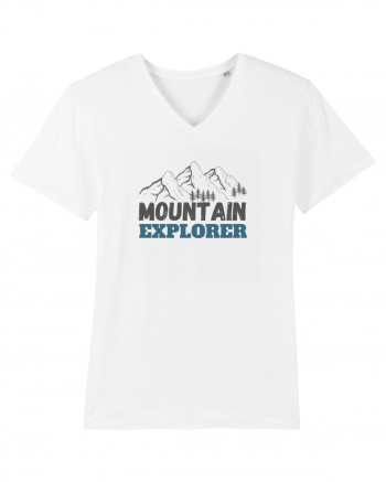 Mountain Explorer Illustration White