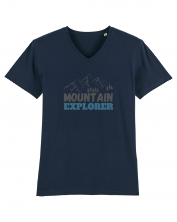 Mountain Explorer Illustration French Navy