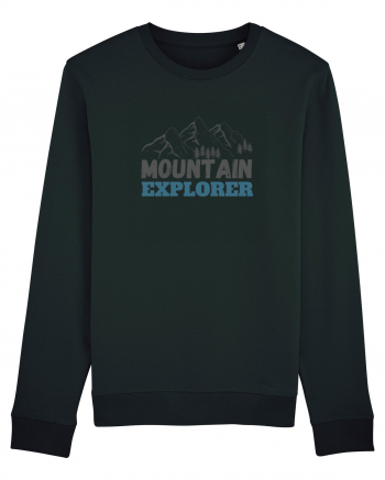 Mountain Explorer Illustration Black
