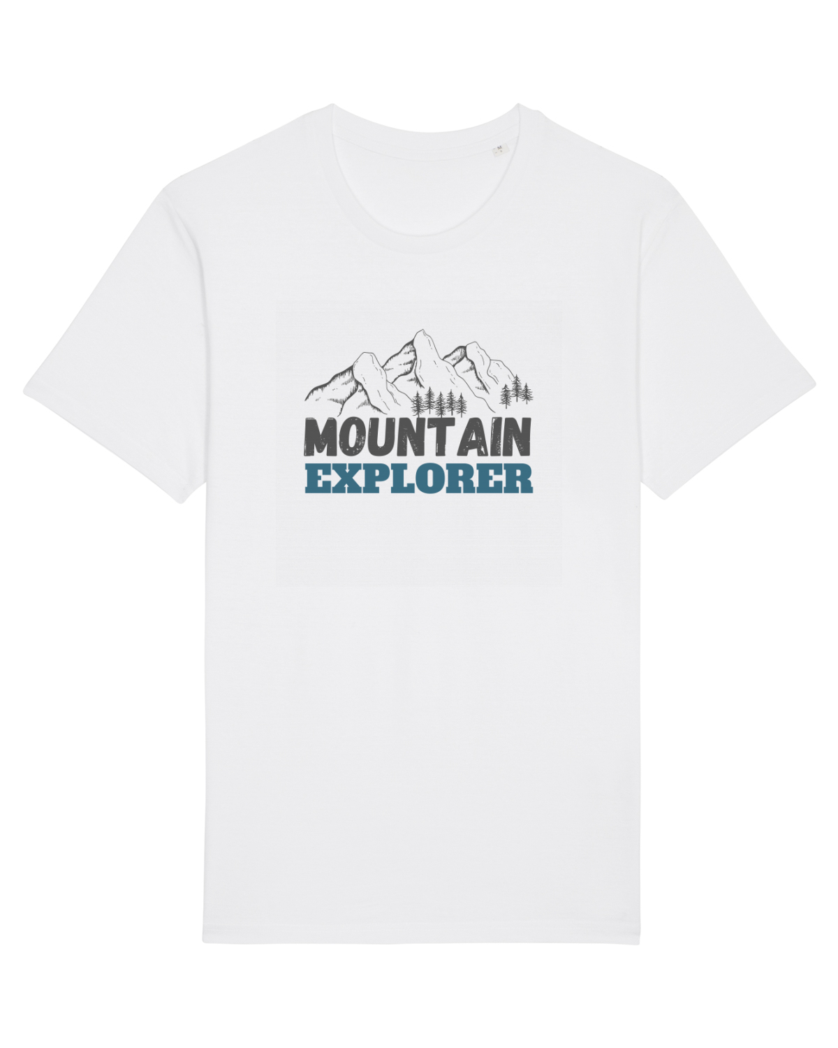 Tricou mânecă scurtă Unisex Rocker White
