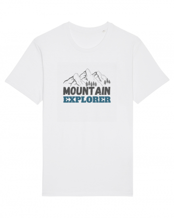 Mountain Explorer Illustration White