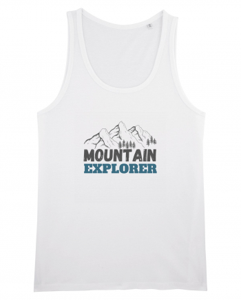 Mountain Explorer Illustration White