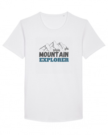 Mountain Explorer Illustration White
