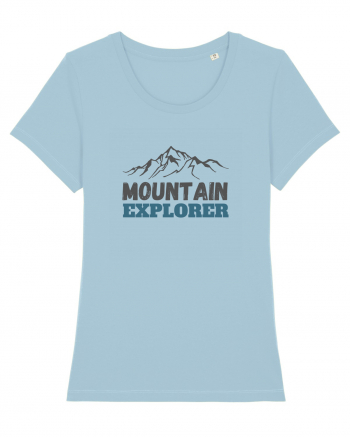 Mountain Explorer Geometry Sky Blue