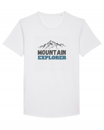 Mountain Explorer Geometry Tricou mânecă scurtă guler larg Bărbat Skater