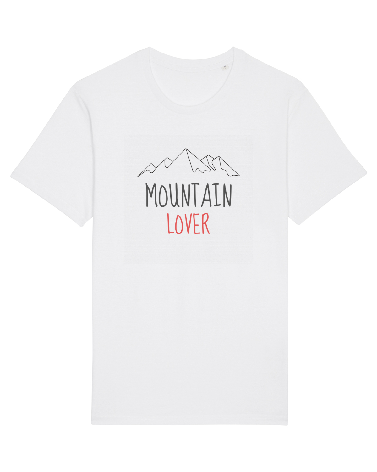 Tricou mânecă scurtă Unisex Rocker White