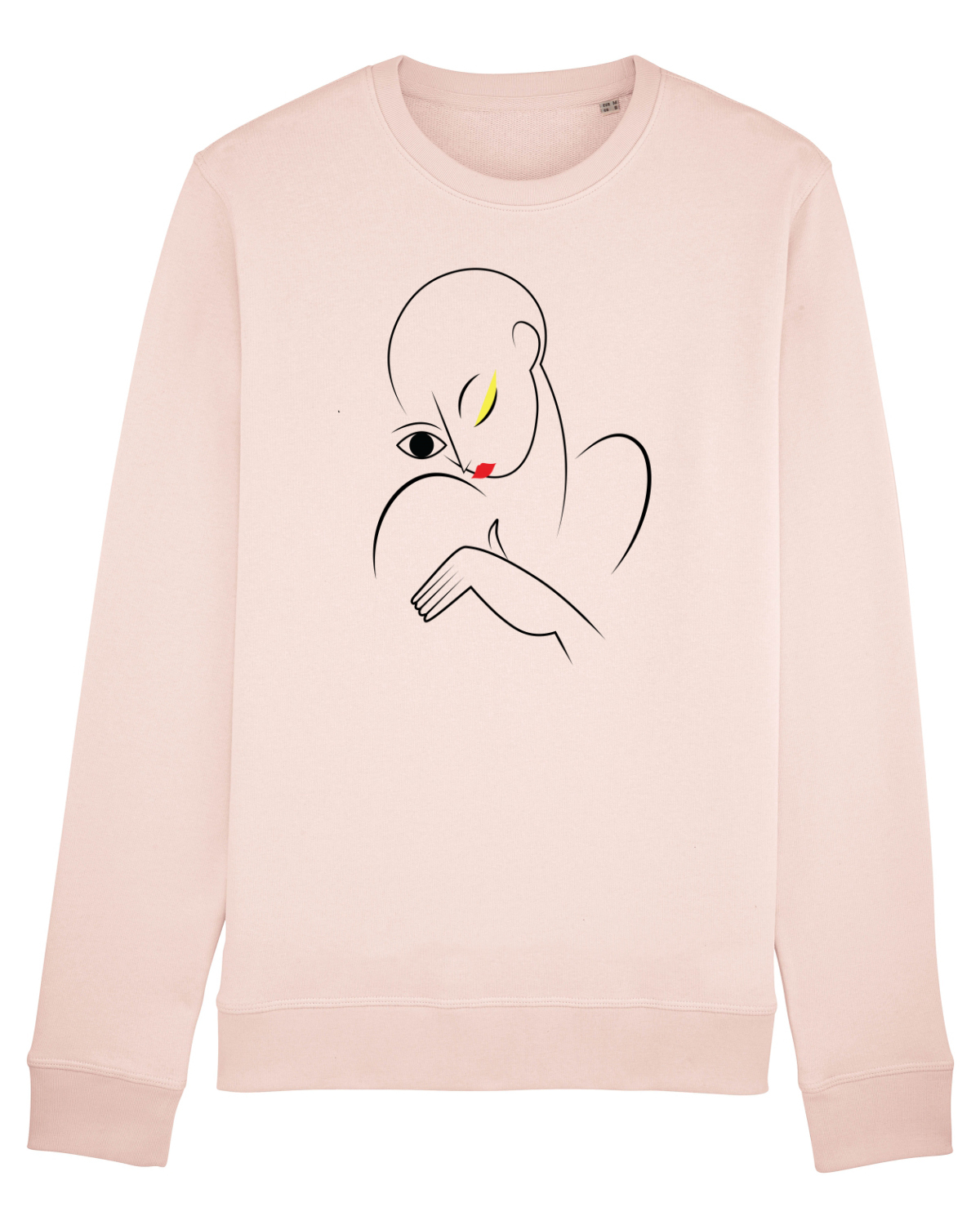 Bluză mânecă lungă Unisex Rise Candy Pink