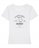Mountain Addict Negoiu Peak Tricou mânecă scurtă guler larg fitted Damă Expresser