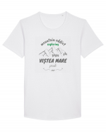 Mountain Addict Viștea Mare Peak Tricou mânecă scurtă guler larg Bărbat Skater