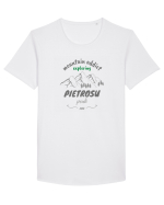 Mountain Addict Pietrosu Peak Tricou mânecă scurtă guler larg Bărbat Skater