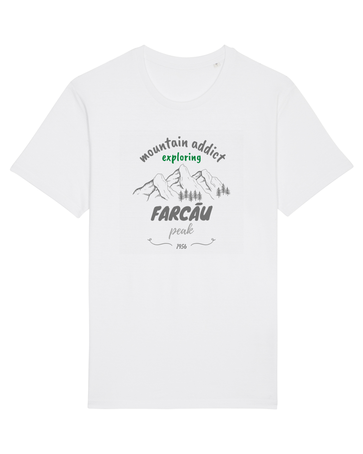 Tricou mânecă scurtă Unisex Rocker White