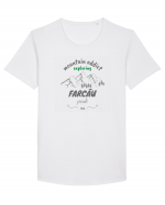 Mountain Addict Farcău Peak Tricou mânecă scurtă guler larg Bărbat Skater