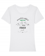 Mountain Addict Toaca Peak Tricou mânecă scurtă guler larg fitted Damă Expresser
