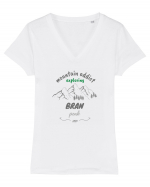 Mountain Addict Bran Peak Tricou mânecă scurtă guler V Damă Evoker