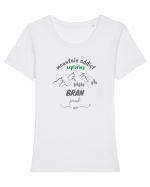 Mountain Addict Bran Peak Tricou mânecă scurtă guler larg fitted Damă Expresser