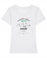 Mountain Addict Rarău Peak Tricou mânecă scurtă guler larg fitted Damă Expresser