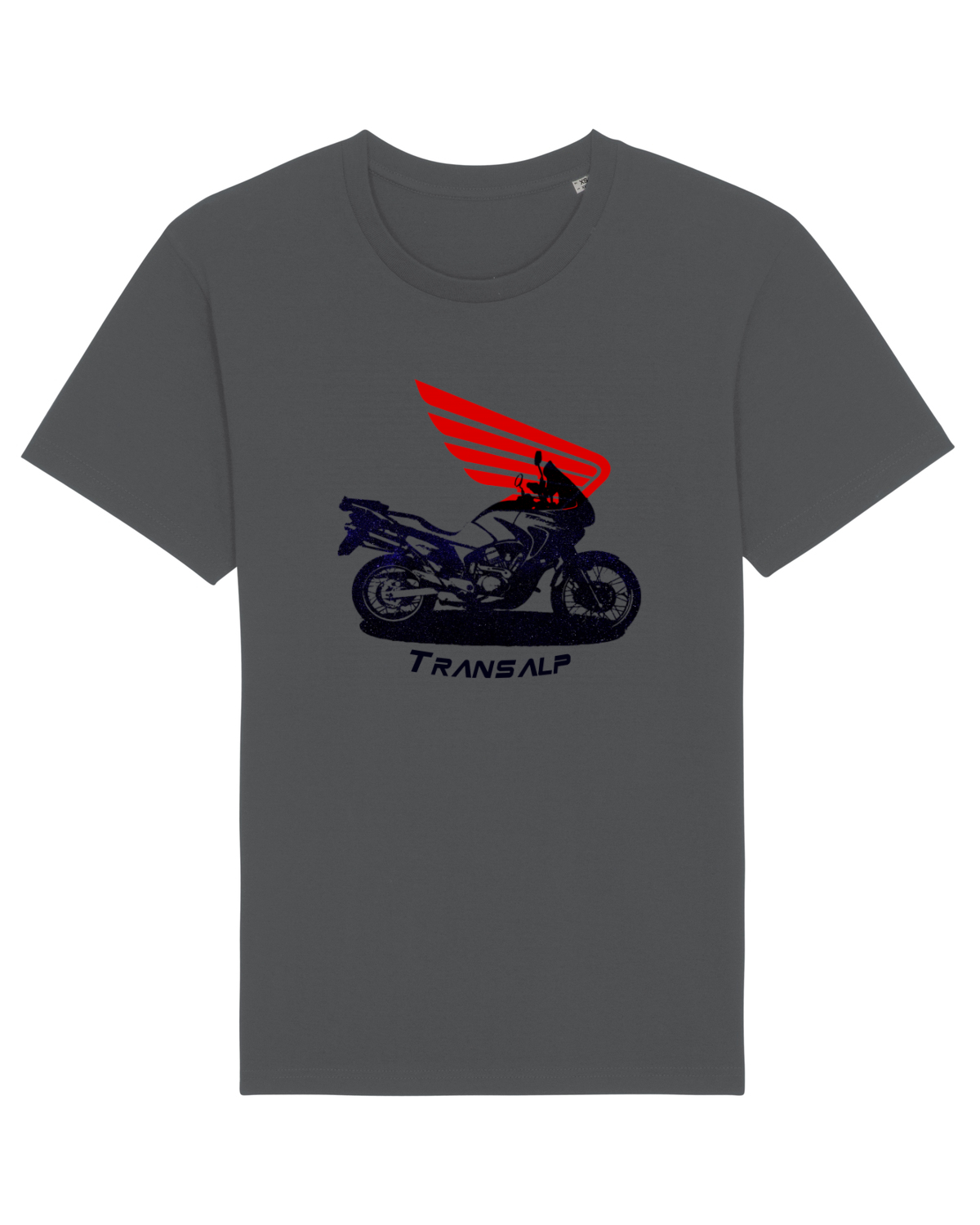 Tricou mânecă scurtă Unisex Rocker Anthracite