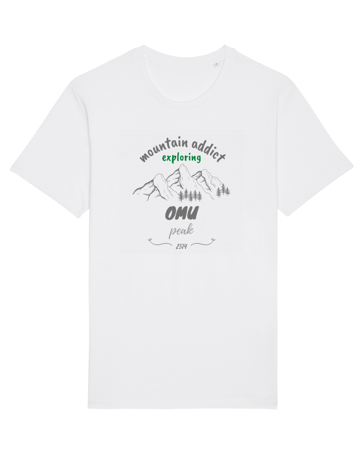 Tricou mânecă scurtă Unisex Rocker White