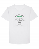 Mountain Addict Omu Peak Tricou mânecă scurtă guler larg Bărbat Skater