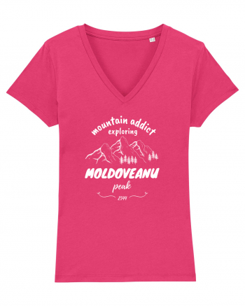 Mountain Addict Moldoveanu Peak White (Vârful Moldoveanu) Raspberry