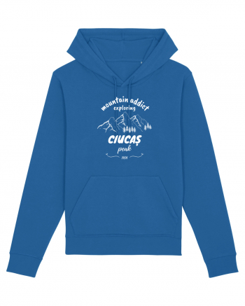 Mountain Addict Ciucaș Peak White (Vârful Ciucaș) Royal Blue