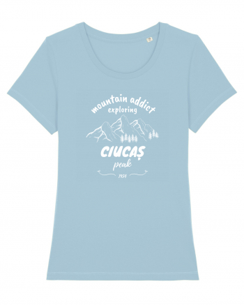Mountain Addict Ciucaș Peak White (Vârful Ciucaș) Sky Blue