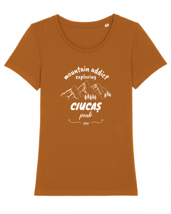 Mountain Addict Ciucaș Peak White (Vârful Ciucaș) Roasted Orange