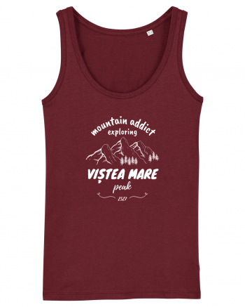 Mountain Addict Viștea Mare Peak (Vârful Viștea Mare)  Burgundy