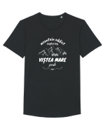 Mountain Addict Viștea Mare Peak (Vârful Viștea Mare)  Tricou mânecă scurtă guler larg Bărbat Skater
