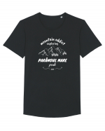 Mountain Addict Parângul Mare Peak (Vârful Parângul Mare)  Tricou mânecă scurtă guler larg Bărbat Skater