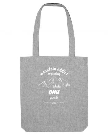 Mountain Addict Omu Peak White (Vârful Omu)  Heather Grey
