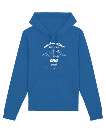 Mountain Addict Omu Peak White (Vârful Omu)  Royal Blue