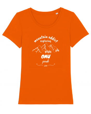Mountain Addict Omu Peak White (Vârful Omu)  Bright Orange