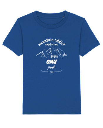 Mountain Addict Omu Peak White (Vârful Omu)  Majorelle Blue