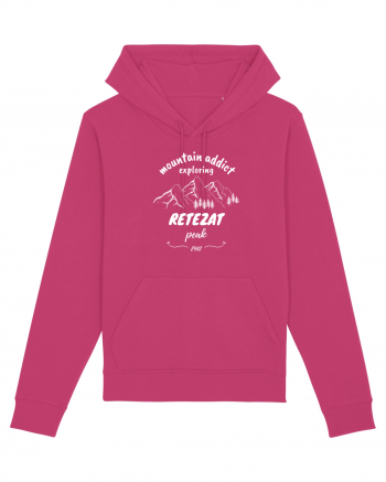 Mountain Addict Retezat Peak White (Vârful Retezat)  Raspberry
