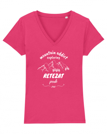 Mountain Addict Retezat Peak White (Vârful Retezat)  Raspberry
