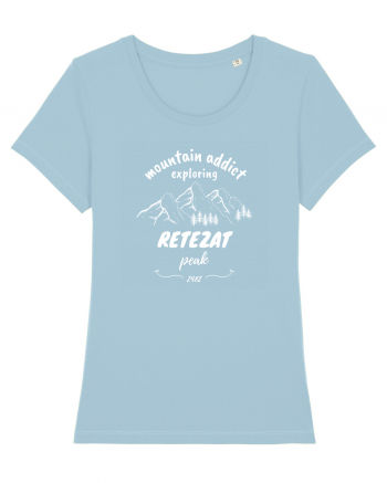 Mountain Addict Retezat Peak White (Vârful Retezat)  Sky Blue