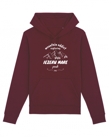 Mountain Addict Iezeru Mare Peak White (Vârful Iezeru Mare)  Burgundy