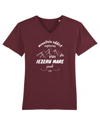Mountain Addict Iezeru Mare Peak White (Vârful Iezeru Mare)  Burgundy