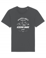 Mountain Addict Iezeru Mare Peak White (Vârful Iezeru Mare)  Tricou mânecă scurtă Unisex Rocker