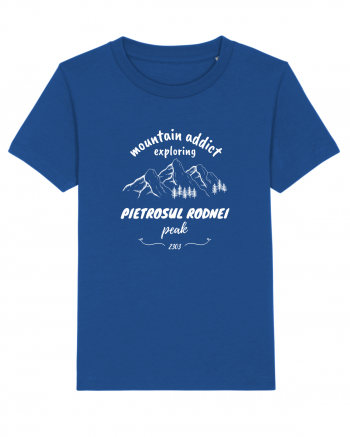 Mountain Addict Pietrosul Rodnei Peak White (Vârful Pietrosul Rodnei) Majorelle Blue