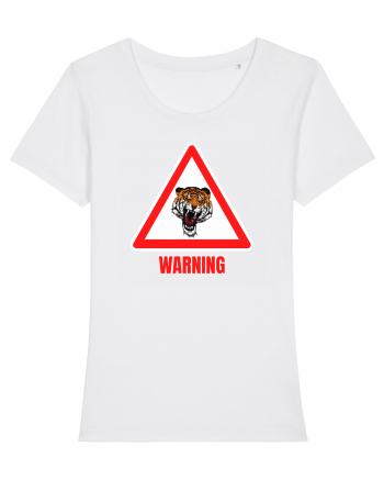 Tiger Warning White