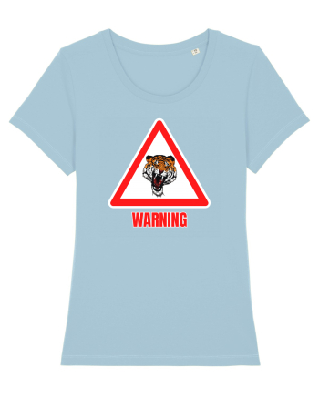 Tiger Warning Sky Blue