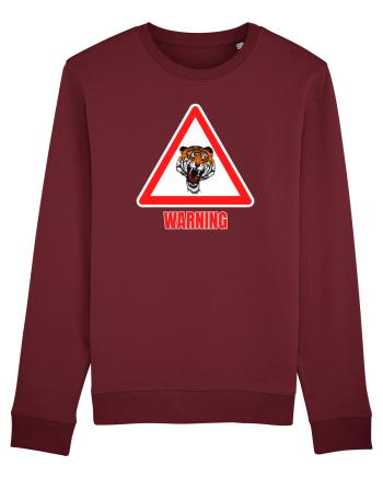 Tiger Warning Burgundy