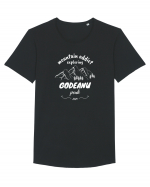 Mountain Addict Godeanu Peak (Vârful Godeanu)  Tricou mânecă scurtă guler larg Bărbat Skater