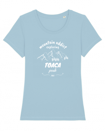 Mountain Addict Toaca Peak White (Vârful Toaca)  Sky Blue