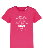 Mountain Addict Toaca Peak White (Vârful Toaca)  Tricou mânecă scurtă  Copii Mini Creator