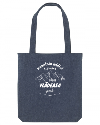 Mountain Addict Vlădeasa Peak White (Vârful Vlădeasa)  Midnight Blue