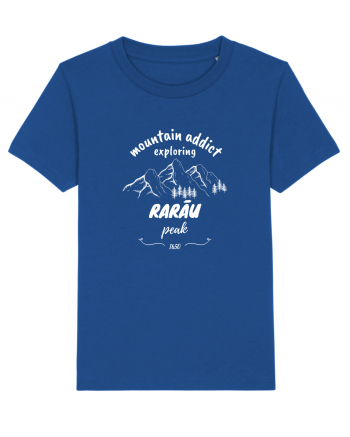 Mountain Addict Rarău Peak White (Vârful Rarău)  Majorelle Blue